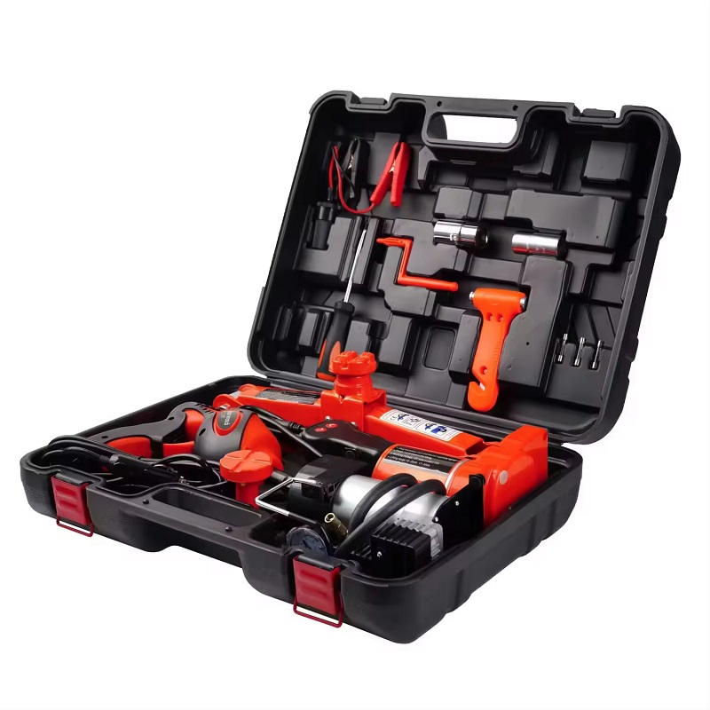 3T Portable Electric Scissor Jack Kit